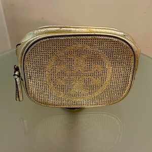 Tory Burch Gold Logo Bag